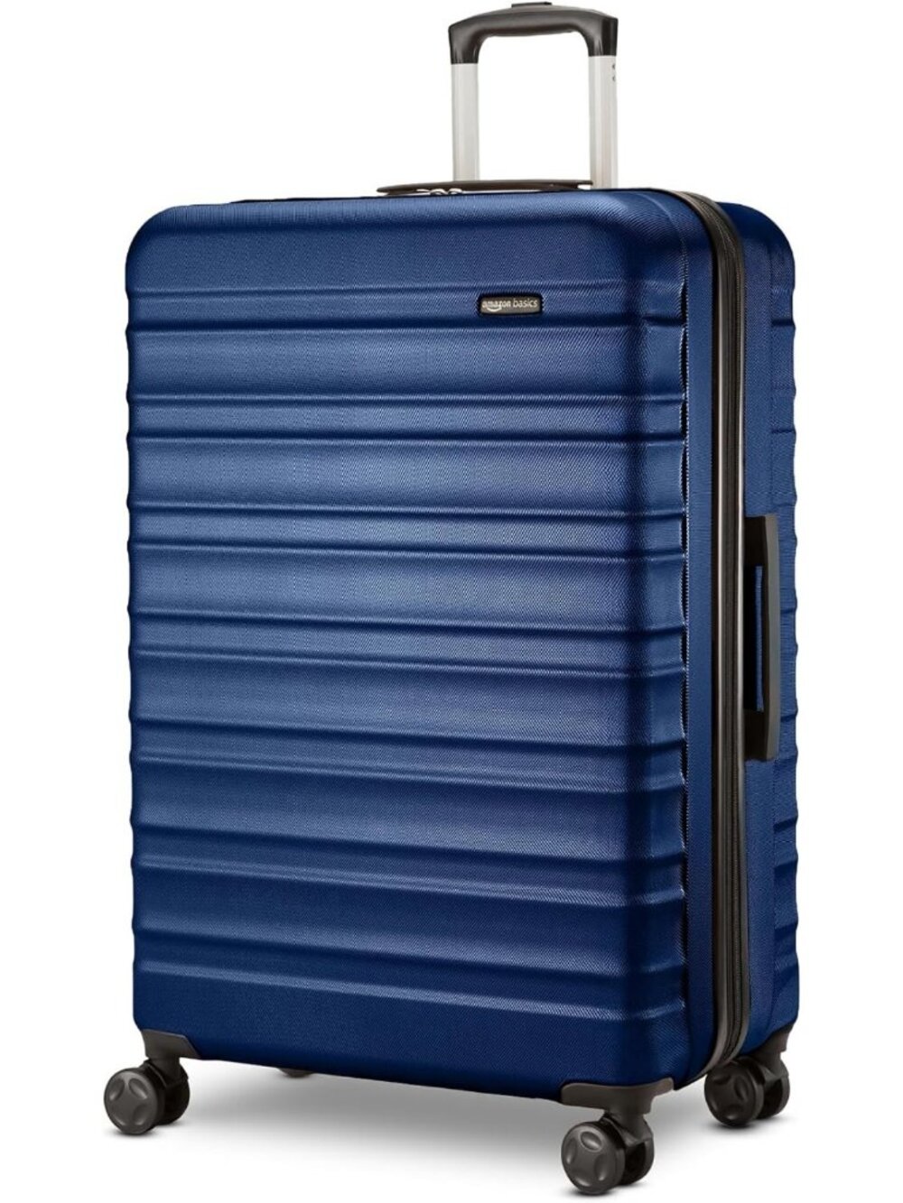 Navy Blue Hardsided Check-In Trolley - Durable Travel Luggage, 68 cm Size